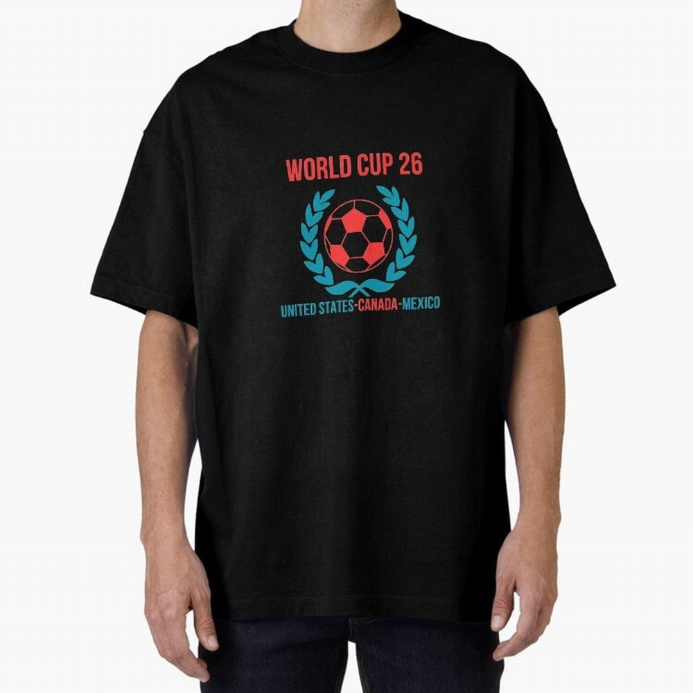 World Cup 2026 United States Canada Mexico Soccer Logo Classic T-Shirt Carry the Dream of the FIFA World Cup 2026 Group Stage Journey through Messi, Neymar and Mbappe Highlights, France and Portugal Pride, Championship Spirit, Famous Goals, Roaring