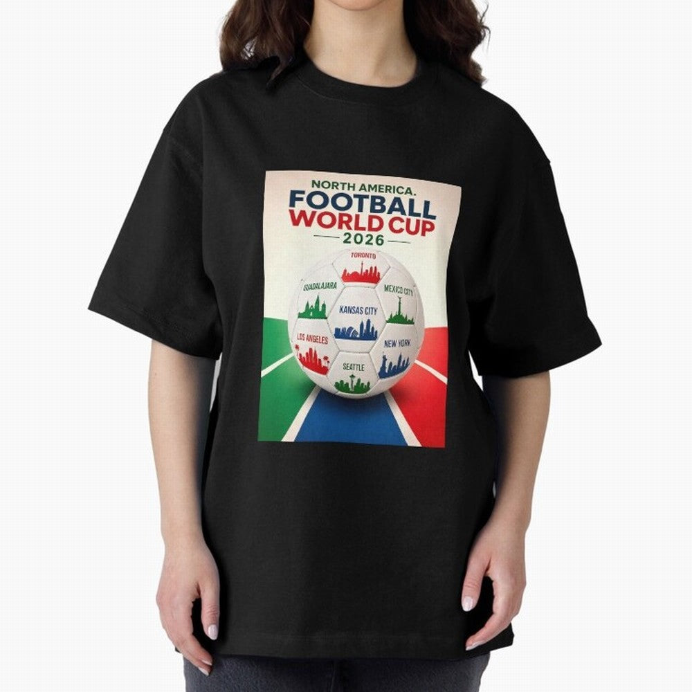 North America Football 2026 Classic T-Shirt Keep Football History Alive during FIFA World Cup 2026 for Fans of CR7 and Messi and Argentina, Bringing Worldwide Fan Energy, Dramatic Goals, Stadium Lights and Championship Celebrations; Great for
