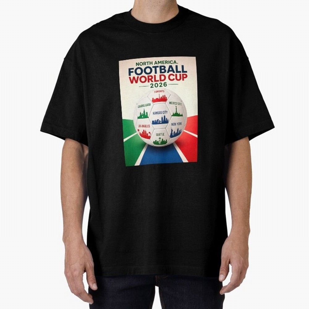 North America Football 2026 Classic T-Shirt Keep Football History Alive during FIFA World Cup 2026 for Fans of CR7 and Messi and Argentina, Bringing Worldwide Fan Energy, Dramatic Goals, Stadium Lights and Championship Celebrations; Great for