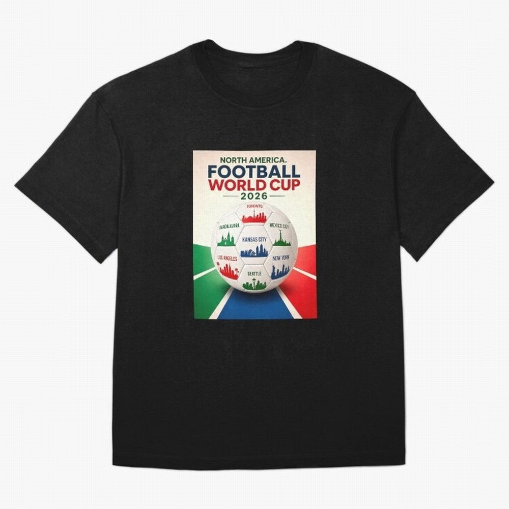 North America Football 2026 Classic T-Shirt Keep Football History Alive during FIFA World Cup 2026 for Fans of CR7 and Messi and Argentina, Bringing Worldwide Fan Energy, Dramatic Goals, Stadium Lights and Championship Celebrations; Great for