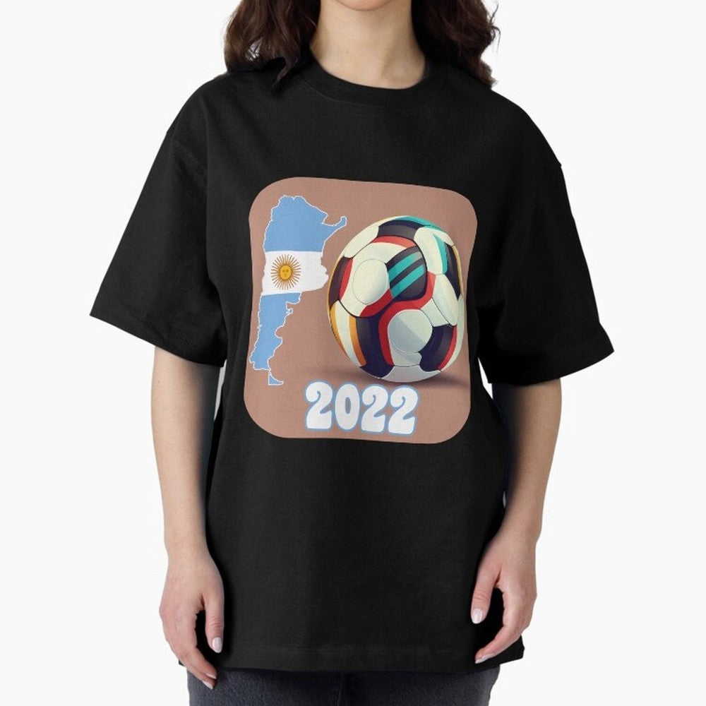Argentina Soccer World Champion Classic T-Shirt Represent Football Lovers during FIFA World Cup 2026 Group Stage for Fans of Messi, CR7 and Mbappe and Portugal, Bringing Vintage Soccer Flavor, Modern Football Stars, National Flags and Final Night