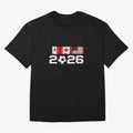 Glitched United 2026 Cup - North America Emblem Part 2 T-Shirt_82924673 Classic T-Shirt Bring Match Day Fire to FIFA World Cup 2026 Spirit, Capturing Argentina and Brazil, Mbappe, Football Festival Excitement, Trophy Ambitions, Country Rivalries