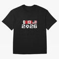 Glitched United 2026 Cup - North America Emblem Part 2 T-Shirt_82924673 Classic T-Shirt Make the Season About the FIFA World Cup 2026 Group Stage Journey through Haaland and Mbappe Highlights, France Pride, Stadium Chants, National Pride, Trophy