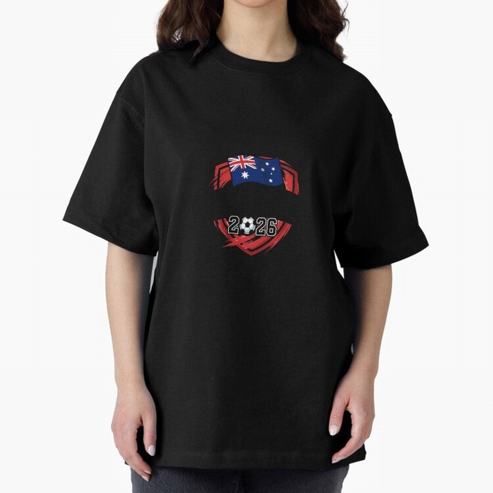 Australia World Cup 2026 Australia Football Classic T-Shirt Bring a Vintage Feel to FIFA World Cup 2026 Group Stage for Fans of Cristiano Ronaldo, Haaland and CR7 and France and Portugal, Bringing Vintage Soccer Flavor, Modern Football Stars,