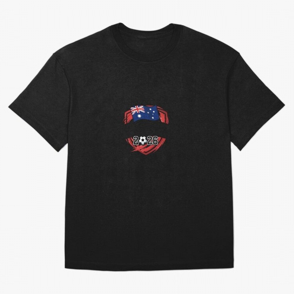 Australia World Cup 2026 Australia Football Classic T-Shirt Bring a Vintage Feel to FIFA World Cup 2026 Group Stage for Fans of Cristiano Ronaldo, Haaland and CR7 and France and Portugal, Bringing Vintage Soccer Flavor, Modern Football Stars,