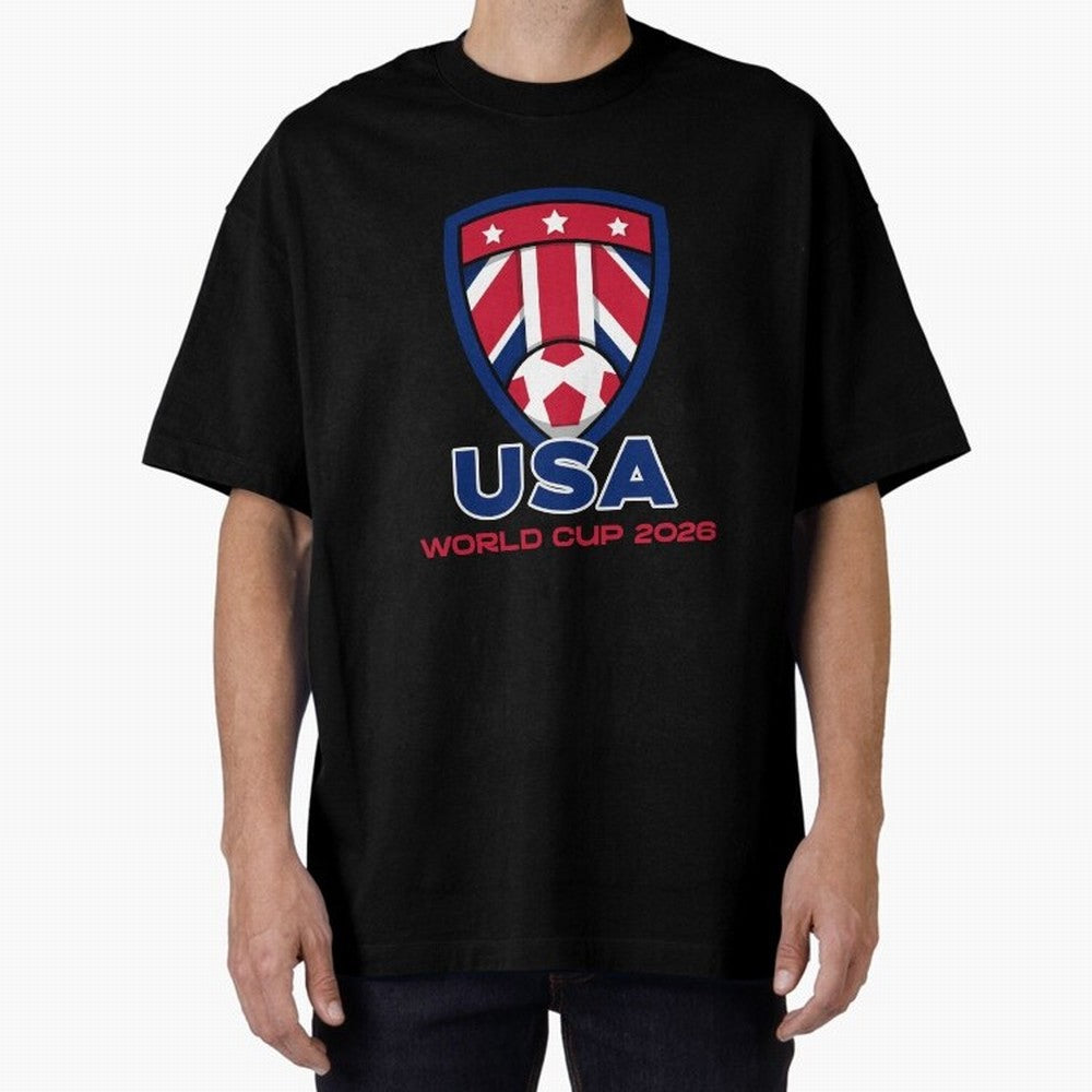 USA World Cup 2026 Classic T-Shirt Experience the FIFA World Cup 2026 Journey through CR7 Highlights, France and Portugal Pride, Retro Football Energy, Iconic Rivalries, Trophy Chase Drama and Stadium Atmosphere; Ideal for Fans Who Follow Messi,