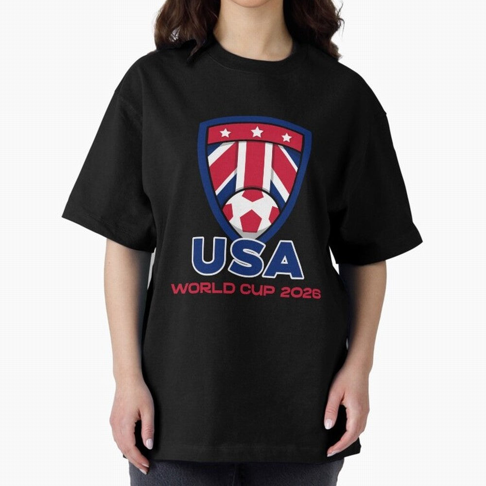 USA World Cup 2026 Classic T-Shirt Experience the FIFA World Cup 2026 Journey through CR7 Highlights, France and Portugal Pride, Retro Football Energy, Iconic Rivalries, Trophy Chase Drama and Stadium Atmosphere; Ideal for Fans Who Follow Messi,