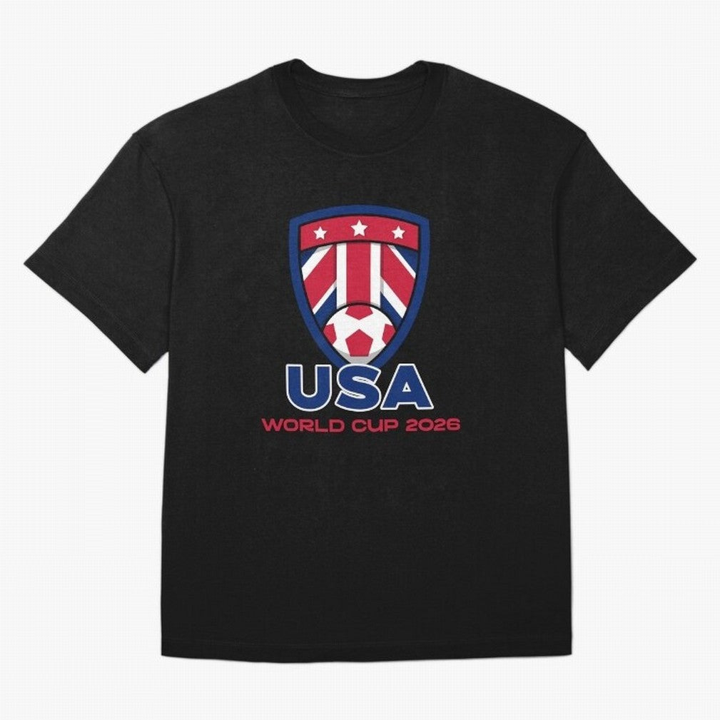 USA World Cup 2026 Classic T-Shirt Experience the FIFA World Cup 2026 Journey through CR7 Highlights, France and Portugal Pride, Retro Football Energy, Iconic Rivalries, Trophy Chase Drama and Stadium Atmosphere; Ideal for Fans Who Follow Messi,