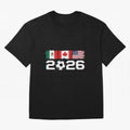 Glitched United 2026 Cup North America Emblem Part Classic T-Shirt Discover Global Football Passion for FIFA World Cup 2026 Group Stage, Celebrating CR7, England, Game Day Rituals, Football Legends, Country Pride and the Road to the Final; Ideal