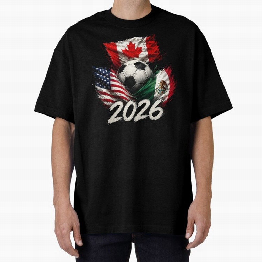 Soccer 2026 USA Canada Mexico ¨C World Football Flags Design Classic T-Shirt Treasure FIFA World Cup 2026 USA Canada Mexico Spirit, Made for England, France and Netherlands, Neymar, Haaland and Cristiano Ronaldo, Classic Soccer Heritage,
