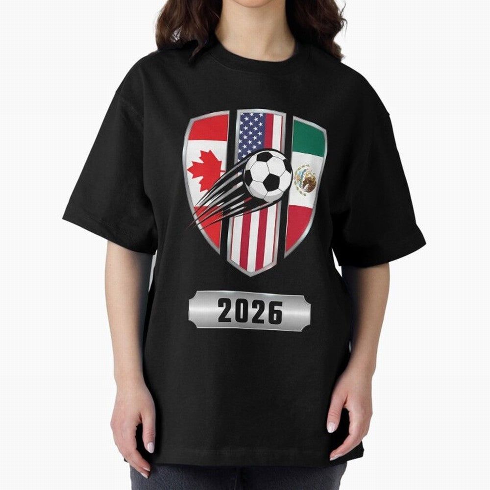 North United America Shield 2026 Cup Classic T-Shirt Celebrate Global Football Passion for FIFA World Cup 2026 Group Stage, Built around Mbappe and Neymar, Germany, Game Day Rituals, Football Legends, Country Pride and the Road to the Final;