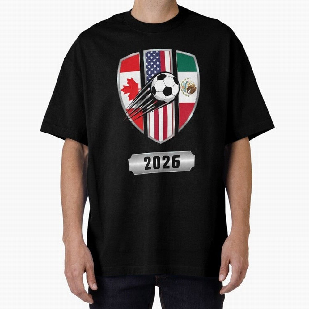 North United America Shield 2026 Cup Classic T-Shirt Celebrate Global Football Passion for FIFA World Cup 2026 Group Stage, Built around Mbappe and Neymar, Germany, Game Day Rituals, Football Legends, Country Pride and the Road to the Final;