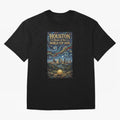 Houston Starry Night Skyline World Cup 2026 Soccer Poster ¡ª Van Gogh Fine Art Print Classic T-Shirt Stand Proud for FIFA World Cup 2026 Group Stage Driven by Mbappe and Neymar, Brazil, Portugal and Argentina Energy, Worldwide Fan Energy, Dramatic