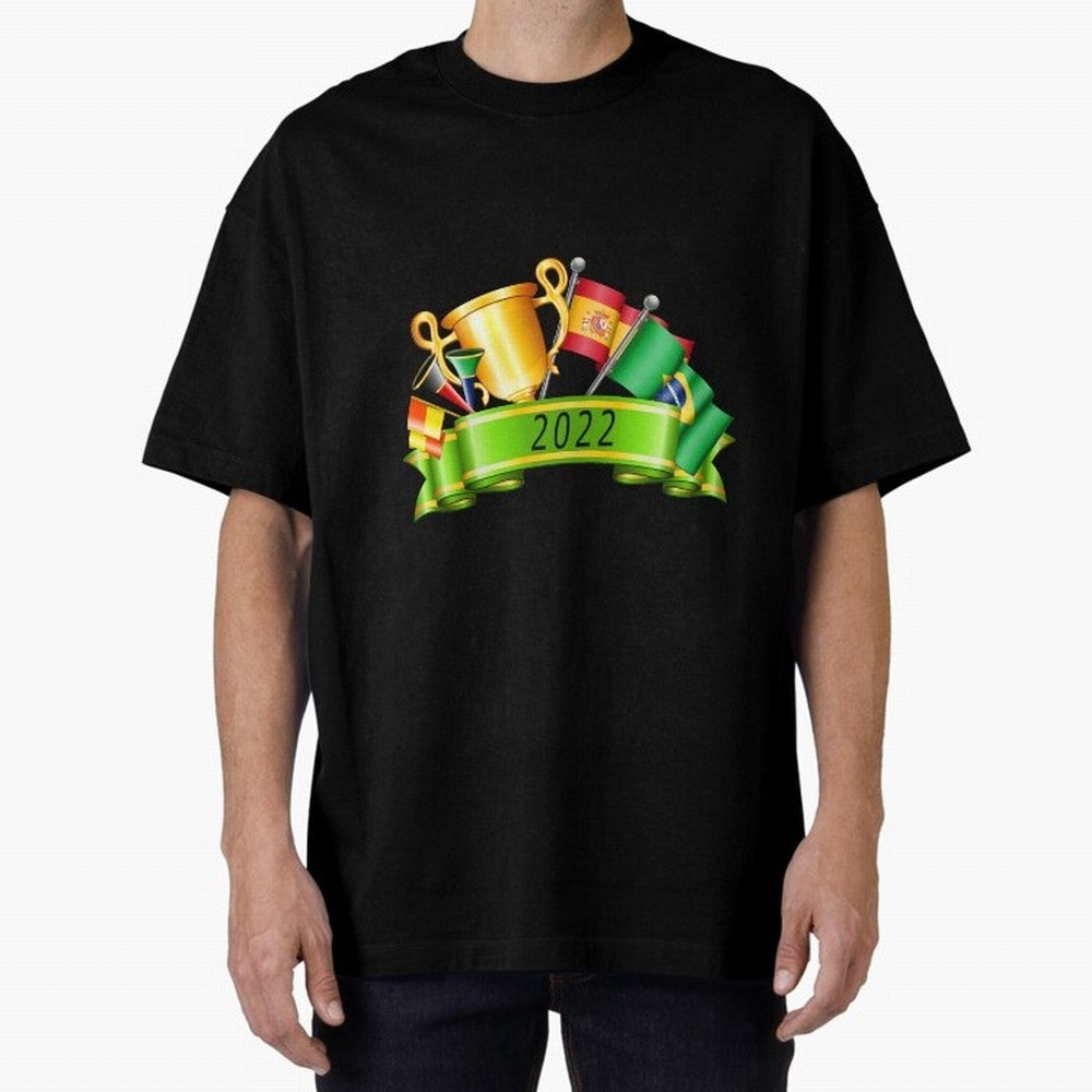 World Cup 2022 Qatar Spain Brazil Classic T-Shirt Bring a Champion Mindset to FIFA World Cup 2026 Group Stage for Fans of Haaland and France, Bringing Classic Soccer Heritage, Championship Pressure, Fan Loyalty and International Pride; Perfect for
