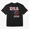 Vintage USA World Cup, Fifa World Cup 2026 Classic T-Shirt Experience the Global Stage of FIFA World Cup 2026 Group Stage with Messi, Spain and Netherlands Energy, Football Festival Excitement, Trophy Ambitions, Country Rivalries and Star Player
