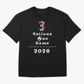 World Cup 2026 Host Nations Classic T-Shirt Get Ready for Global Football Passion for FIFA World Cup 2026 Group Stage, with Haaland and Mbappe, England and Germany, Retro Football Energy, Iconic Rivalries, Trophy Chase Drama and Stadium Atmosphere;