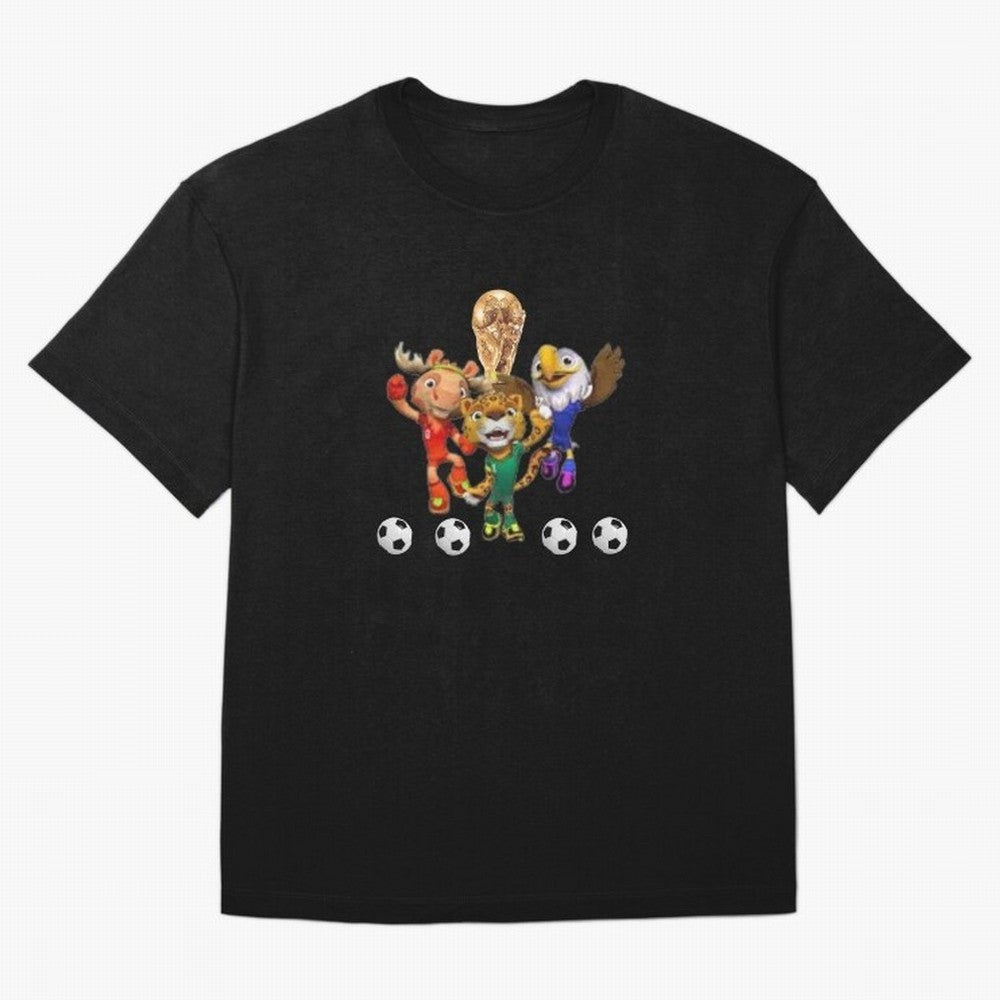 World Cup Mascot Classic T-Shirt Carry the Dream of FIFA World Cup 2026 USA Canada Mexico Celebrating Neymar, Brazil, Portugal and Argentina Energy, Worldwide Fan Energy, Dramatic Goals, Stadium Lights and Championship Celebrations; Ideal for