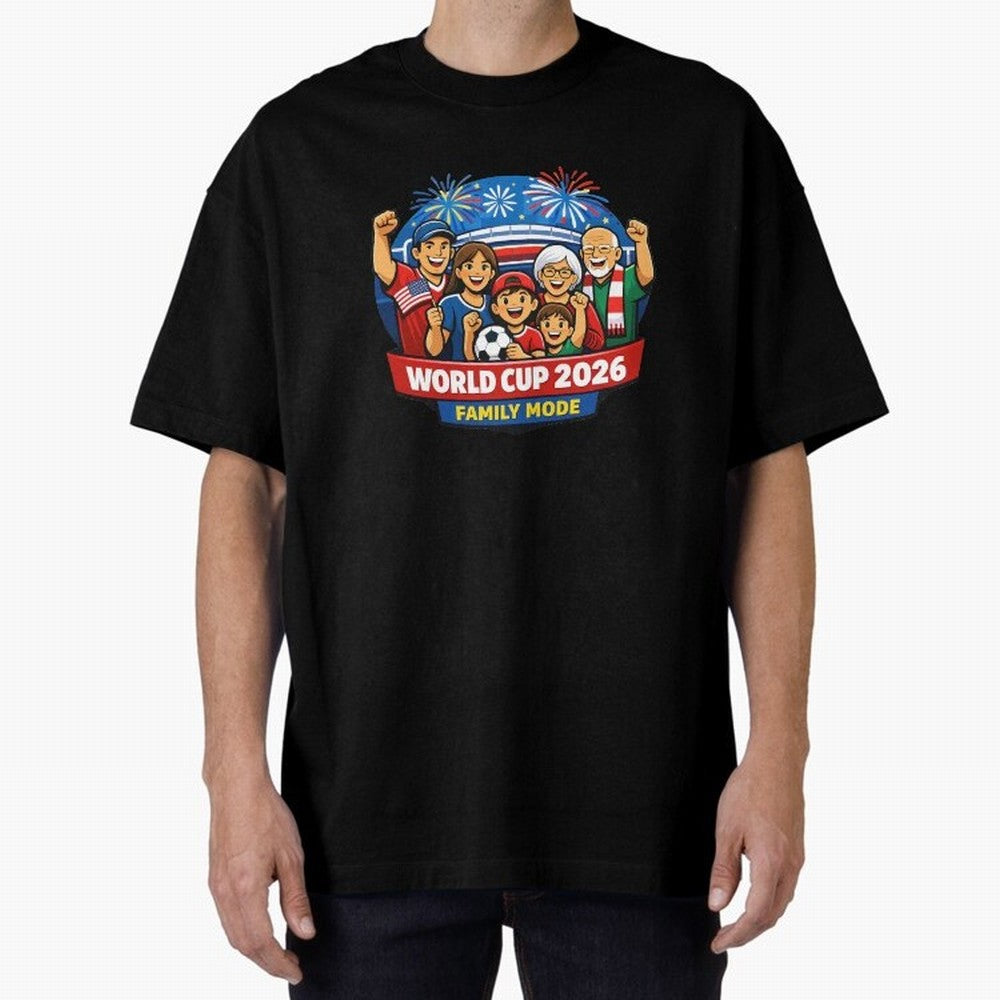 World Cup 2026 Family Mode ¨C Football Fans Celebration Design Classic T-Shirt Show Your Tournament Heart for FIFA World Cup 2026 Spirit, Featuring England, Neymar, Retro Football Energy, Iconic Rivalries, Trophy Chase Drama and Stadium Atmosphere;