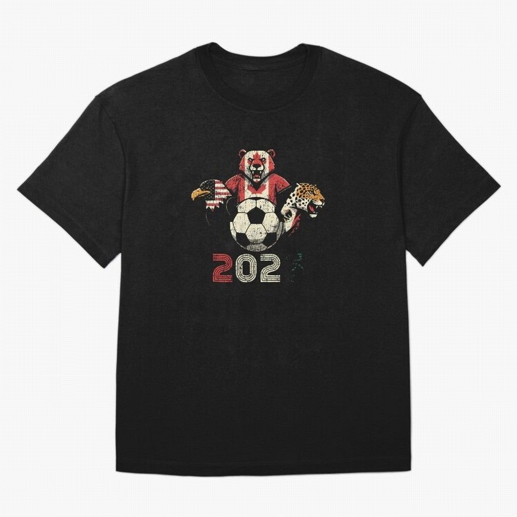 United 2026 Soccer Mascots North America Tournament T-Shirt_83157189 Classic T-Shirt Turn Every Weekend Toward the FIFA World Cup 2026 Group Stage Journey through CR7 and Messi Highlights, England, France and Netherlands Pride, Match Day