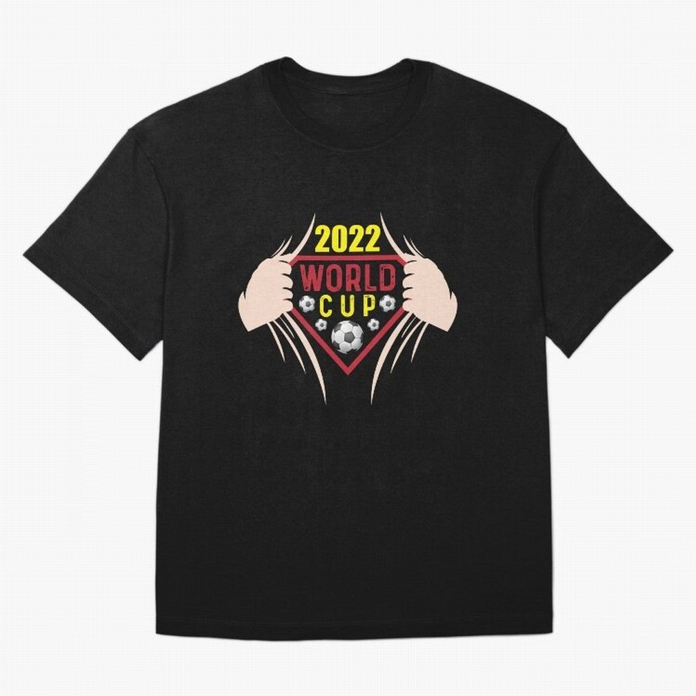 World Cup Qatar 2022 T-shirt Classic T-Shirt Join the Global Buzz around FIFA World Cup 2026 Group Stage for Fans of Mbappe and Neymar and Germany, Bringing Global Supporter Spirit, Legendary Goals, National Colors and Tournament Celebration;