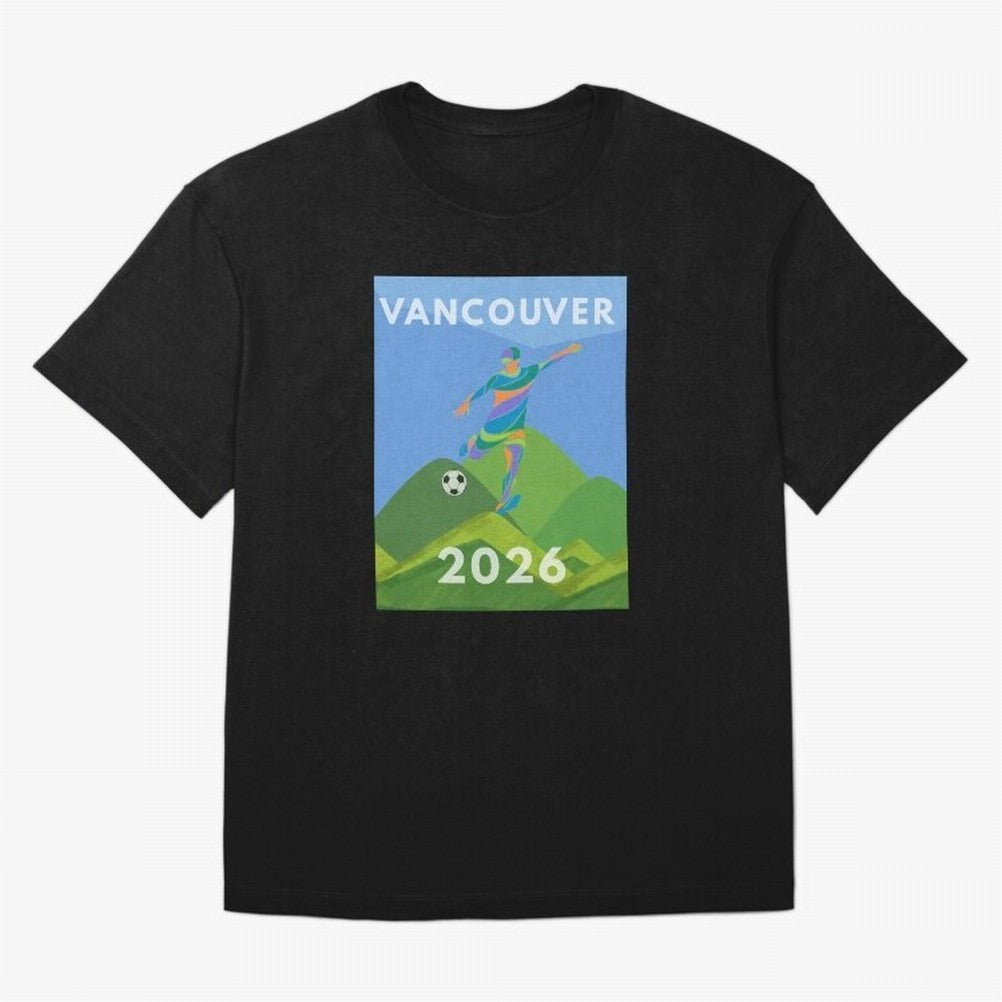 Vancouver soccer 2026 host city Classic T-Shirt Celebrate the Magic of FIFA World Cup 2026 Spirit, Capturing Brazil, Mbappe, Championship Spirit, Famous Goals, Roaring Crowds and International Football Unity; Ideal for Passionate Fans Who Love