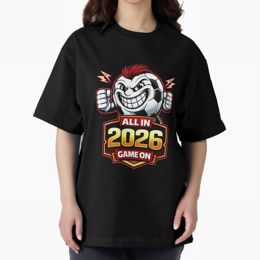 All in 2026 soccer fan design Classic T-Shirt Back Your Heroes with FIFA World Cup 2026 USA Canada Mexico for Fans of CR7 and Messi and Spain and Netherlands, Bringing Tournament Hype, Historic Matchups, Family Viewing Parties and Global Sports