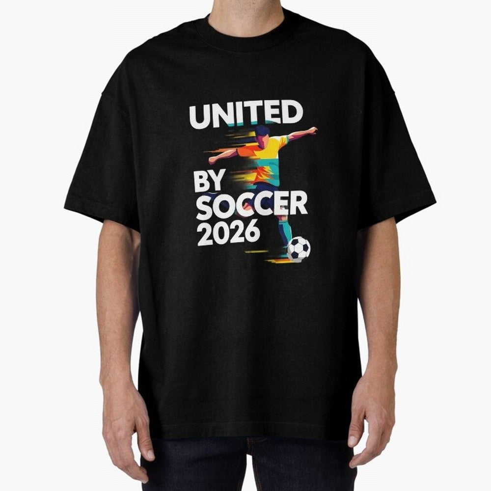 United by Soccer 2026 Football Fan Hoodie International Cup Style Graphic Classic T-Shirt Celebrate Every Goal in FIFA World Cup 2026 USA Canada Mexico Spirit, Featuring Spain, Haaland and Mbappe, Supporter Pride, Iconic Celebrations, Legendary