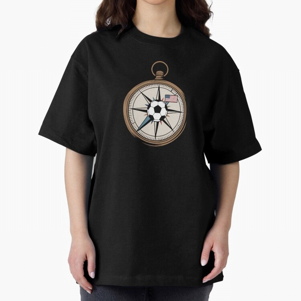 All Roads Lead to 2026 USA Compass Soccer World Cup Classic T-Shirt Remember the FIFA World Cup 2026 Group Stage Journey through Messi, CR7 and Mbappe Highlights, Argentina and Brazil Pride, Goal Celebration Energy, Supporter Heritage, Football