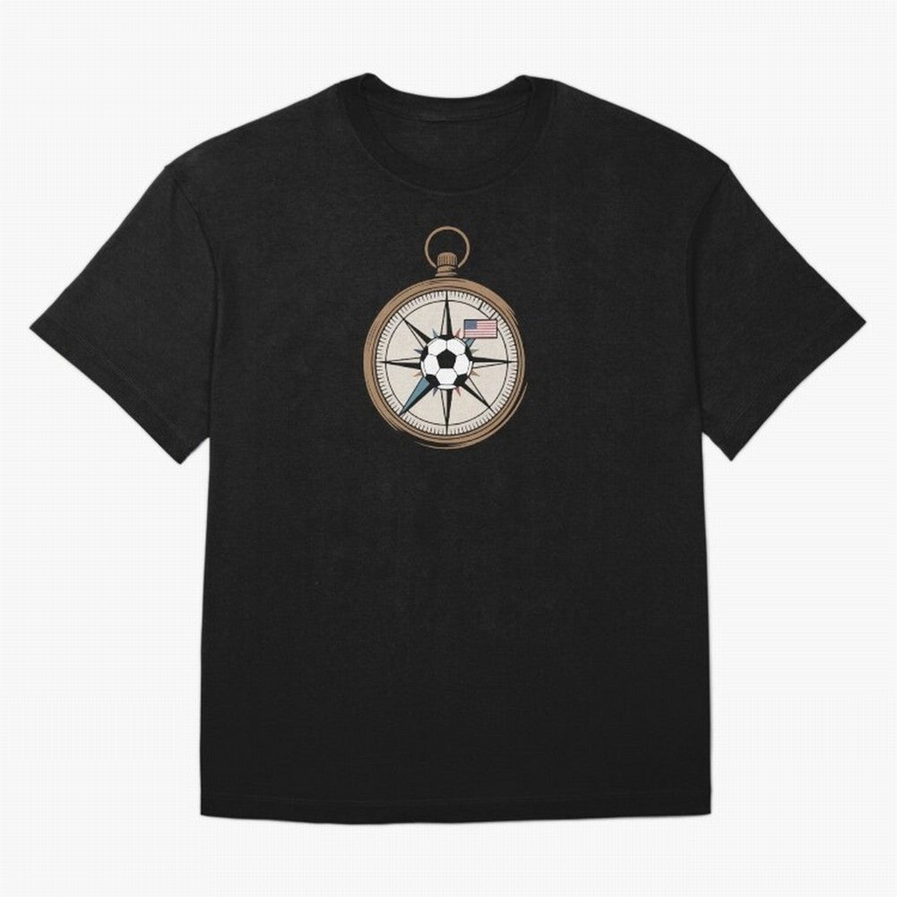 All Roads Lead to 2026 USA Compass Soccer World Cup Classic T-Shirt Remember the FIFA World Cup 2026 Group Stage Journey through Messi, CR7 and Mbappe Highlights, Argentina and Brazil Pride, Goal Celebration Energy, Supporter Heritage, Football