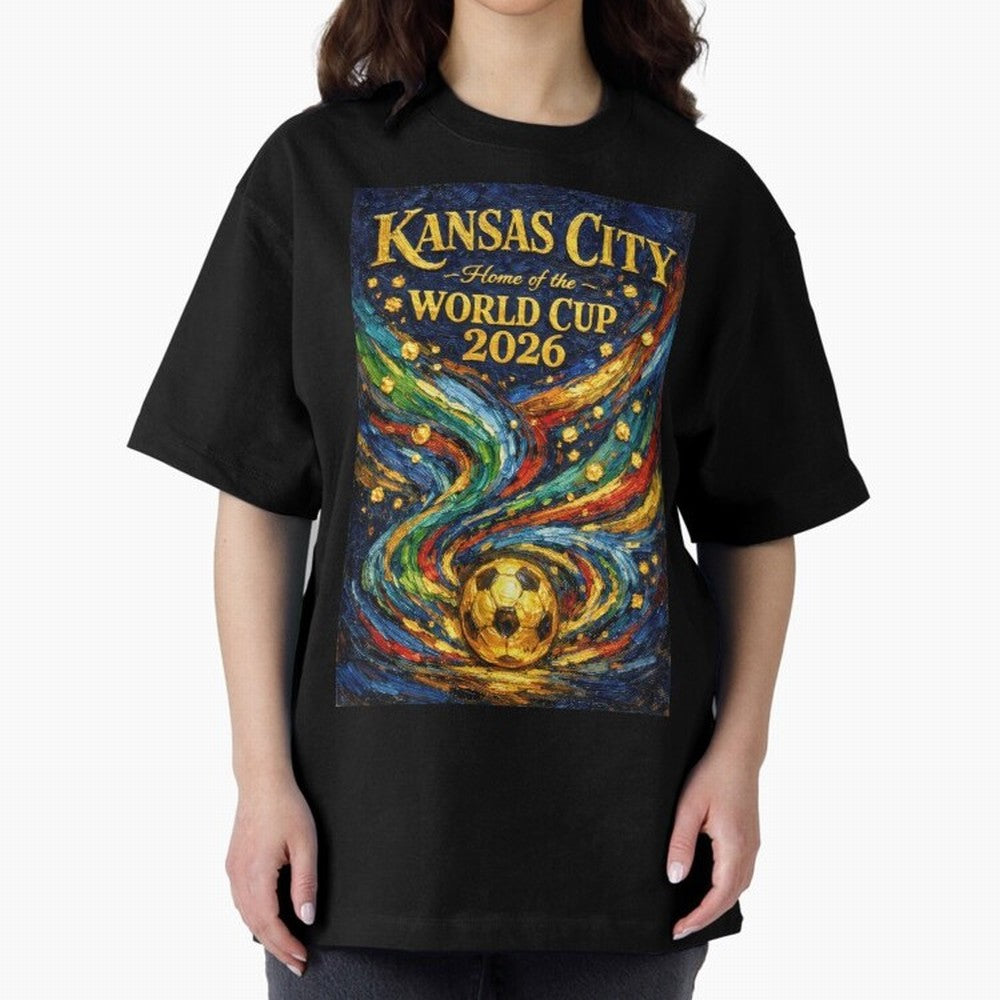 Kansas City Home of the World Cup 2026 Soccer Fan ¡ª Moody Jewel Art Print Classic T-Shirt Capture Global Football Passion for FIFA World Cup 2026 Group Stage, Inspired by Neymar, Haaland and Cristiano Ronaldo, England, France and Netherlands,