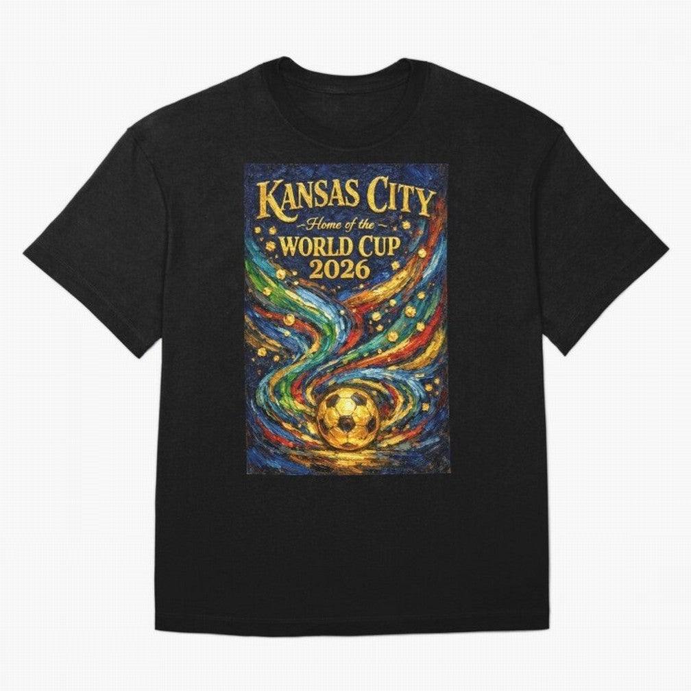 Kansas City Home of the World Cup 2026 Soccer Fan ¡ª Moody Jewel Art Print Classic T-Shirt Capture Global Football Passion for FIFA World Cup 2026 Group Stage, Inspired by Neymar, Haaland and Cristiano Ronaldo, England, France and Netherlands,