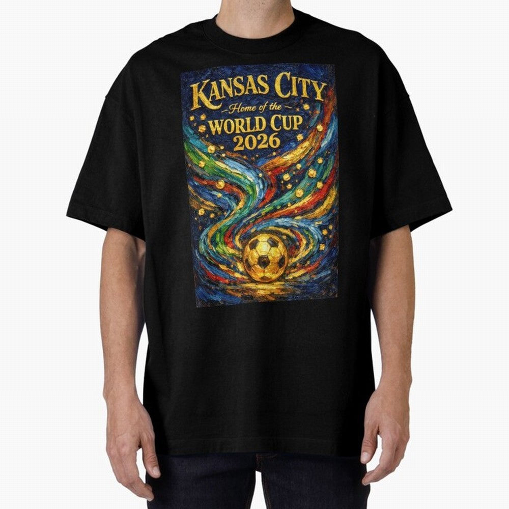 Kansas City Home of the World Cup 2026 Soccer Fan ¡ª Moody Jewel Art Print Classic T-Shirt Capture Global Football Passion for FIFA World Cup 2026 Group Stage, Inspired by Neymar, Haaland and Cristiano Ronaldo, England, France and Netherlands,