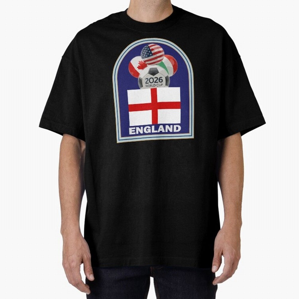 England 2026 Soccer T-shirt Classic T-Shirt Feel the Heartbeat of the FIFA World Cup 2026 Group Stage Journey through Mbappe Highlights, Argentina Pride, Global Supporter Spirit, Legendary Goals, National Colors and Tournament Celebration; Perfect