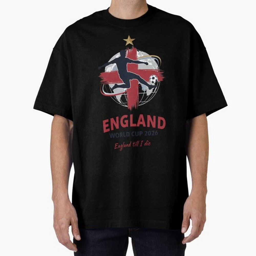 England - World Cup 2026 Fan Art Classic T-Shirt Follow the Road to FIFA World Cup 2026 USA Canada Mexico Highlighting Cristiano Ronaldo, Spain Energy, Match Day Excitement, Supporter Culture, Golden Goals and Global Football Passion; Perfect for