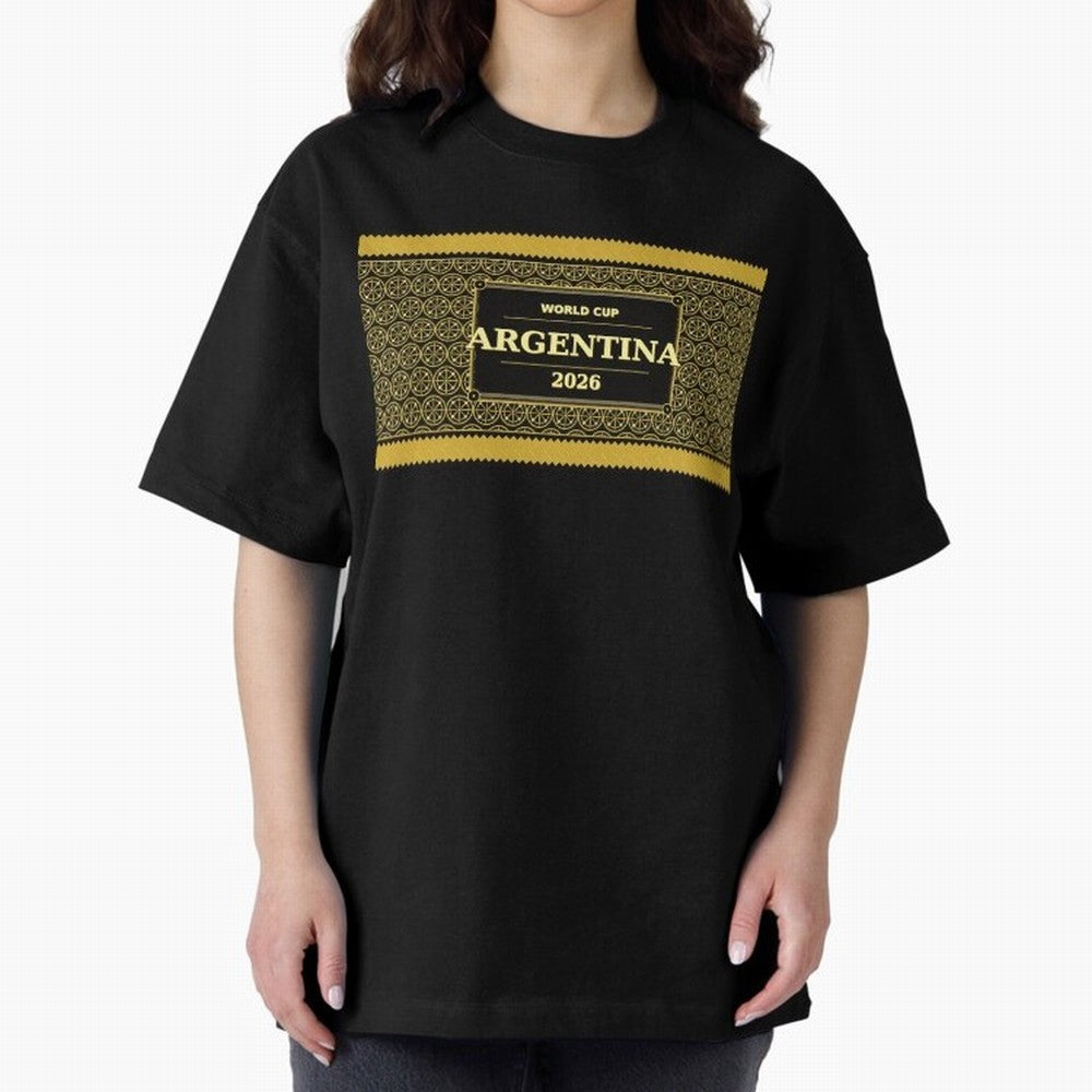 Argentina Football Fan 2026 Black Gold Luxury ¡ª Defending Champions Classic T-Shirt Celebrate the Stars of FIFA World Cup 2026 USA Canada Mexico for Fans of Cristiano Ronaldo, Haaland and CR7 and Argentina, Bringing Champion Mindset, Group Stage