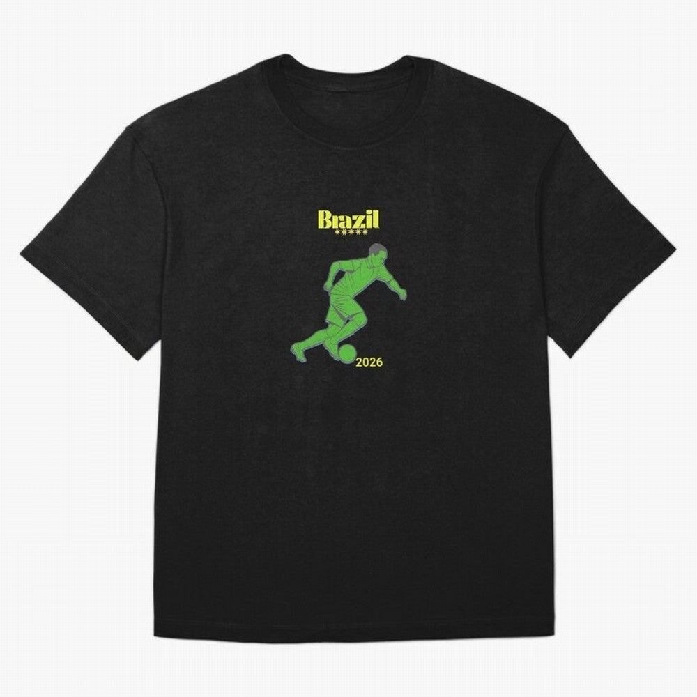 Brazil Soccer Classic T-Shirt Show Up for the Glory of Global Football Passion for FIFA World Cup 2026 Group Stage, Celebrating Neymar, Germany, Football History, Final Match Energy, Crowd Noise and Once in a Lifetime Moments; Made for Die Hard
