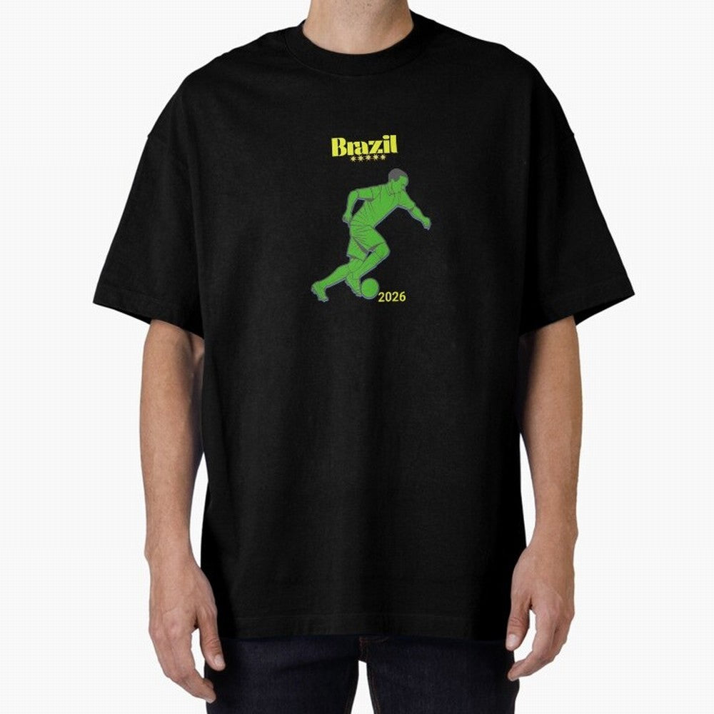 Brazil Soccer Classic T-Shirt Show Up for the Glory of Global Football Passion for FIFA World Cup 2026 Group Stage, Celebrating Neymar, Germany, Football History, Final Match Energy, Crowd Noise and Once in a Lifetime Moments; Made for Die Hard