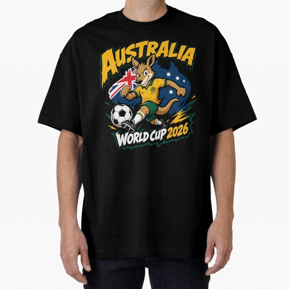 Australia World Cup 2026 Soccer Kangaroo Fan Design Classic T-Shirt Treasure Match Day Hype around FIFA World Cup 2026 USA Canada Mexico, CR7 and Messi, Spain and Netherlands, Classic Soccer Heritage, Championship Pressure, Fan Loyalty and