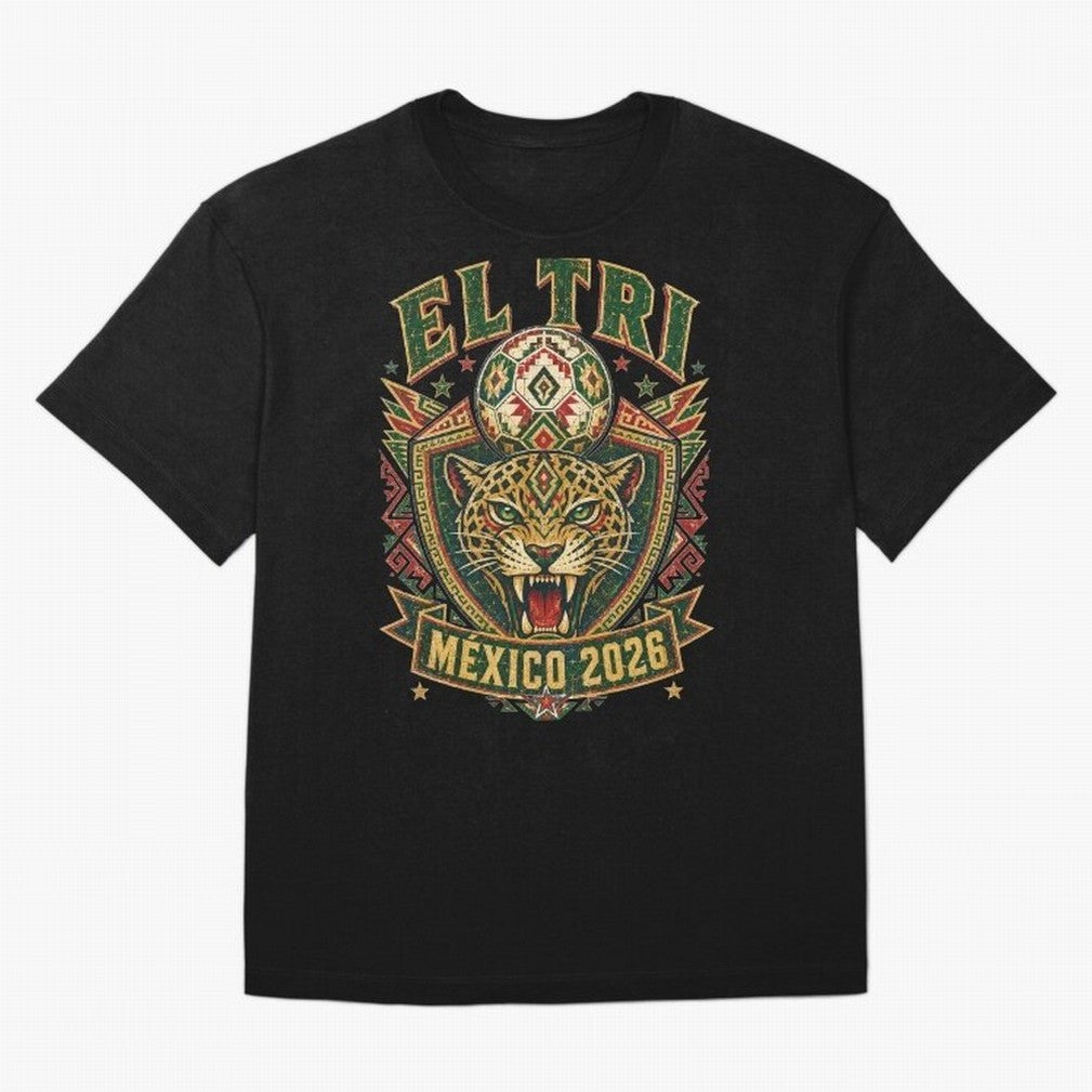 El Tri M¨¦xico 2026 World Cup Soccer T-Shirt Classic T-Shirt Celebrate Golden Goal Energy in the FIFA World Cup 2026 Journey through CR7 and Messi Highlights, Spain and Netherlands Pride, Football History, Final Match Energy, Crowd Noise and Once