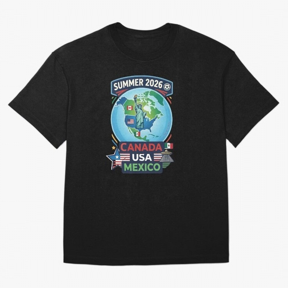 SUMMER 2026 SOCCER Classic T-Shirt Relive Global Football Passion for FIFA World Cup 2026, with CR7, Germany, Sports Nostalgia, International Competition, Famous Players and Unforgettable Victories; Made for Die Hard Supporters, Soccer Lovers, Game
