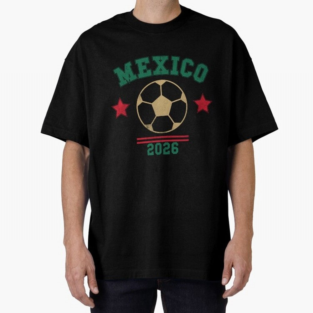 Mexico Soccer Fan 2026 Jersey Style Design Classic T-Shirt Get Ready for FIFA World Cup 2026 Group Stage Spirit, Made for Spain, Neymar, Haaland and Cristiano Ronaldo, Goal Celebration Energy, Supporter Heritage, Football Icons and Worldwide