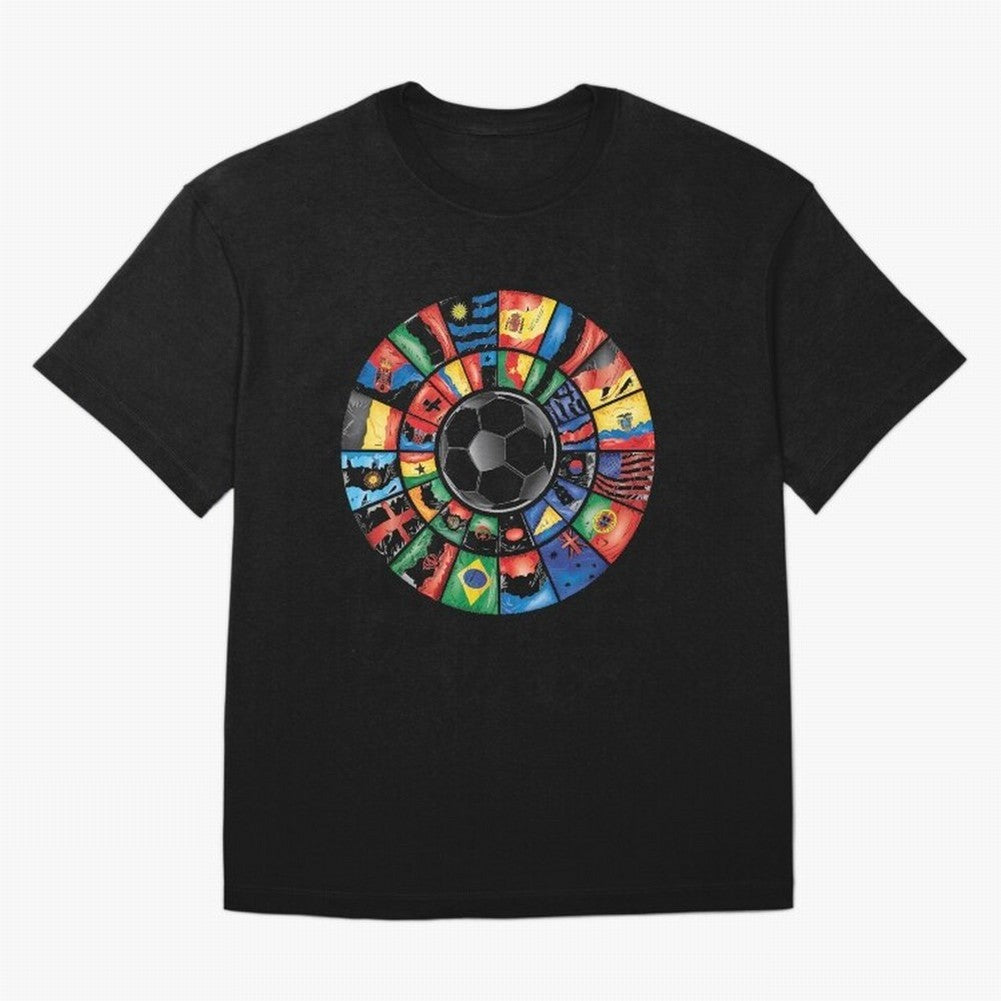 Football World cup Qatar Classic T-Shirt Show Championship Spirit for FIFA World Cup 2026 USA Canada Mexico for Fans of Cristiano Ronaldo, Haaland and CR7 and Portugal, Spain and Germany, Bringing Stadium Memories, Football Loyalty, International