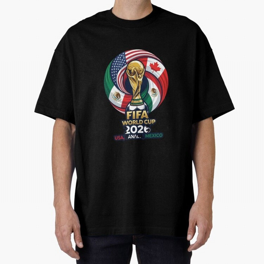 Glossy Host Nations Trophy Shield Classic T-Shirt Honor Football Greatness during Global Football Passion for FIFA World Cup 2026 USA Canada Mexico, Inspired by CR7, England, Supporter Pride, Iconic Celebrations, Legendary Names and Global Match