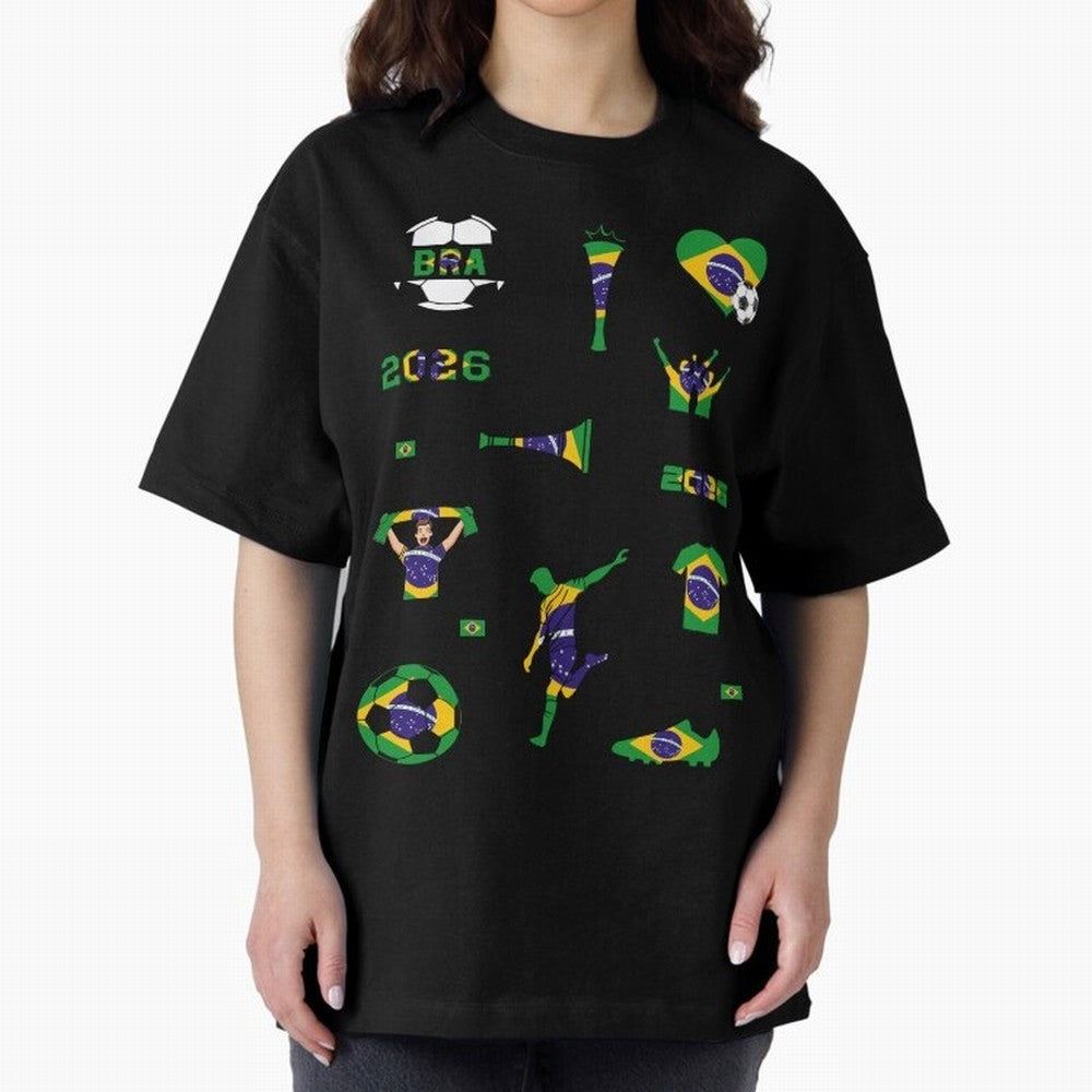 Brazil 2026 Soccer Collection Classic T-Shirt Celebrate the Next Chapter of FIFA World Cup 2026 for Fans of Haaland and France and Portugal, Bringing Retro Football Energy, Iconic Rivalries, Trophy Chase Drama and Stadium Atmosphere; Made for Die