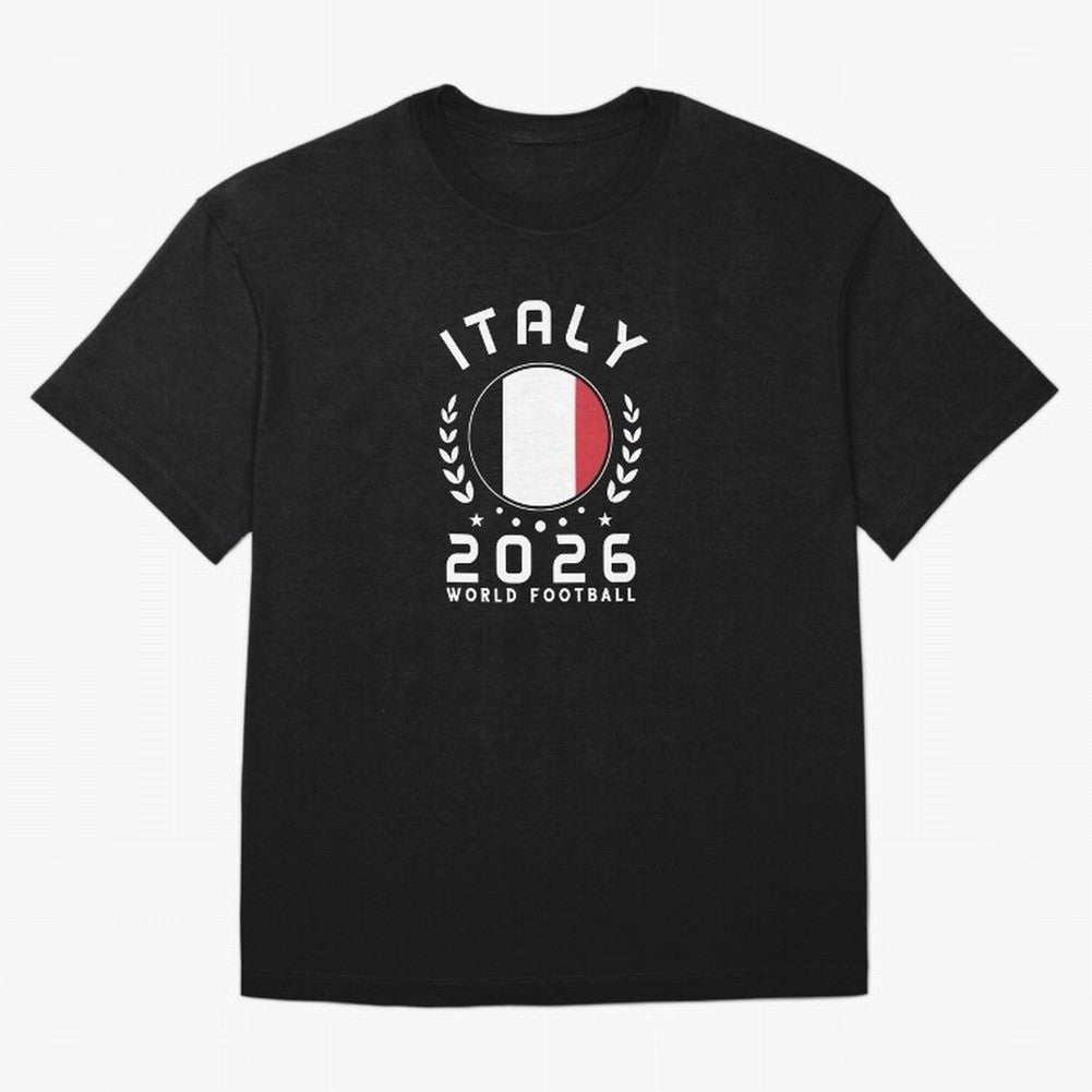 World Cup 2026 Italy Football Fan Italian Supporter T-Shirt_88563599 Classic T-Shirt Celebrate FIFA World Cup 2026 USA Canada Mexico for Fans of Messi and Cristiano Ronaldo and Argentina and Brazil, Bringing Football Passion, Legendary