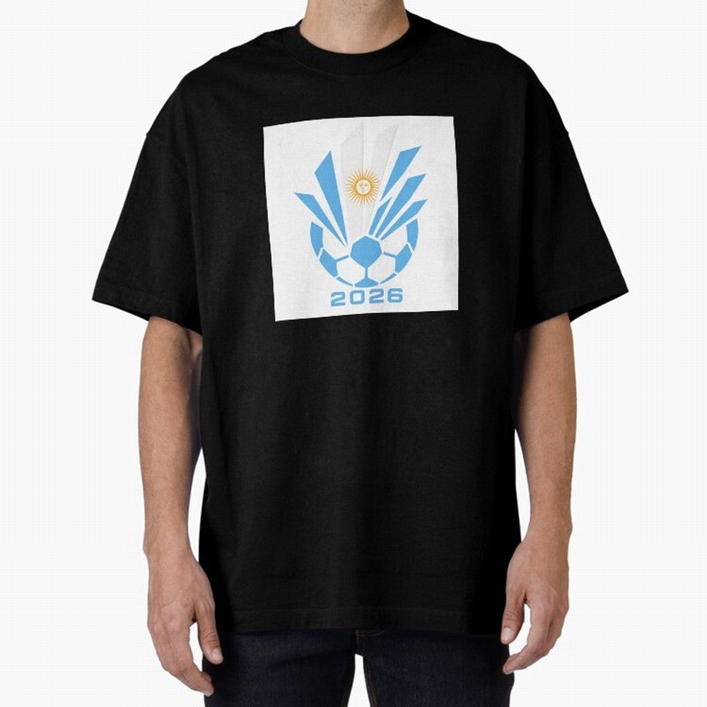 Argentina Soccer 2026 Sun Burst Emblem Classic T-Shirt Share the Excitement of Global Football Passion for FIFA World Cup 2026, Filled with Messi, CR7 and Mbappe, Spain and Netherlands, Supporter Pride, Iconic Celebrations, Legendary Names and