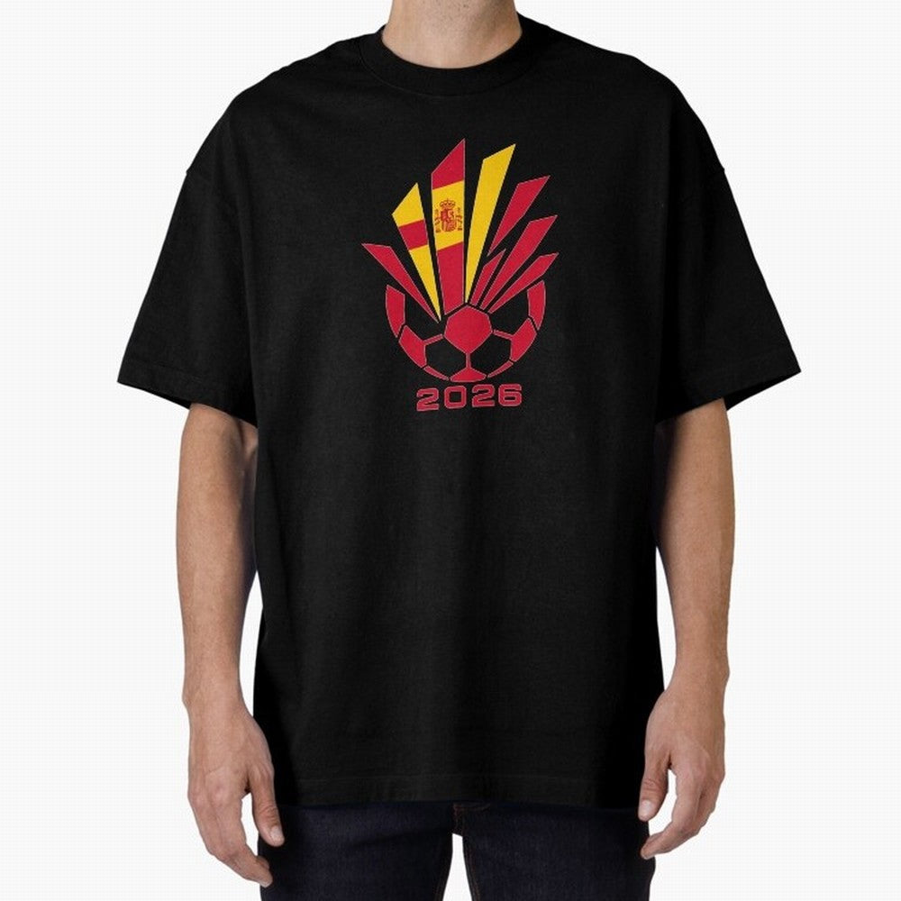 Spain Soccer 2026 Flag Burst Emblem Classic T-Shirt Show Support during Global Football Passion for FIFA World Cup 2026 USA Canada Mexico, Driven by Mbappe, Portugal, Supporter Pride, Iconic Celebrations, Legendary Names and Global Match Day