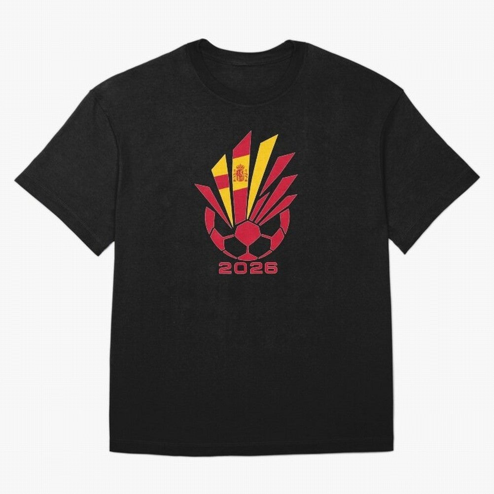 Spain Soccer 2026 Flag Burst Emblem Classic T-Shirt Show Support during Global Football Passion for FIFA World Cup 2026 USA Canada Mexico, Driven by Mbappe, Portugal, Supporter Pride, Iconic Celebrations, Legendary Names and Global Match Day