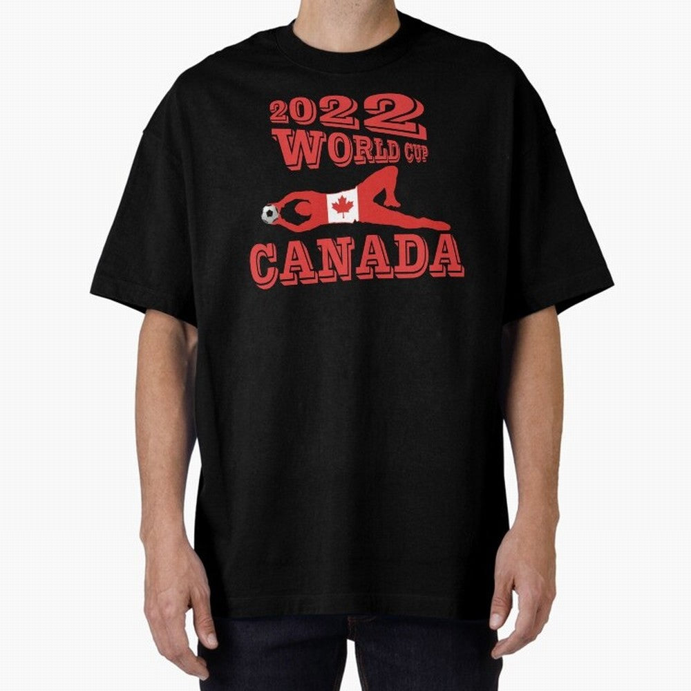 CANADA, Qatar World Cup 2022 Classic T-Shirt Carry National Pride through FIFA World Cup 2026 for Fans of Cristiano Ronaldo, Haaland and CR7 and Argentina and Brazil, Bringing Football History, Final Match Energy, Crowd Noise and Once in a Lifetime