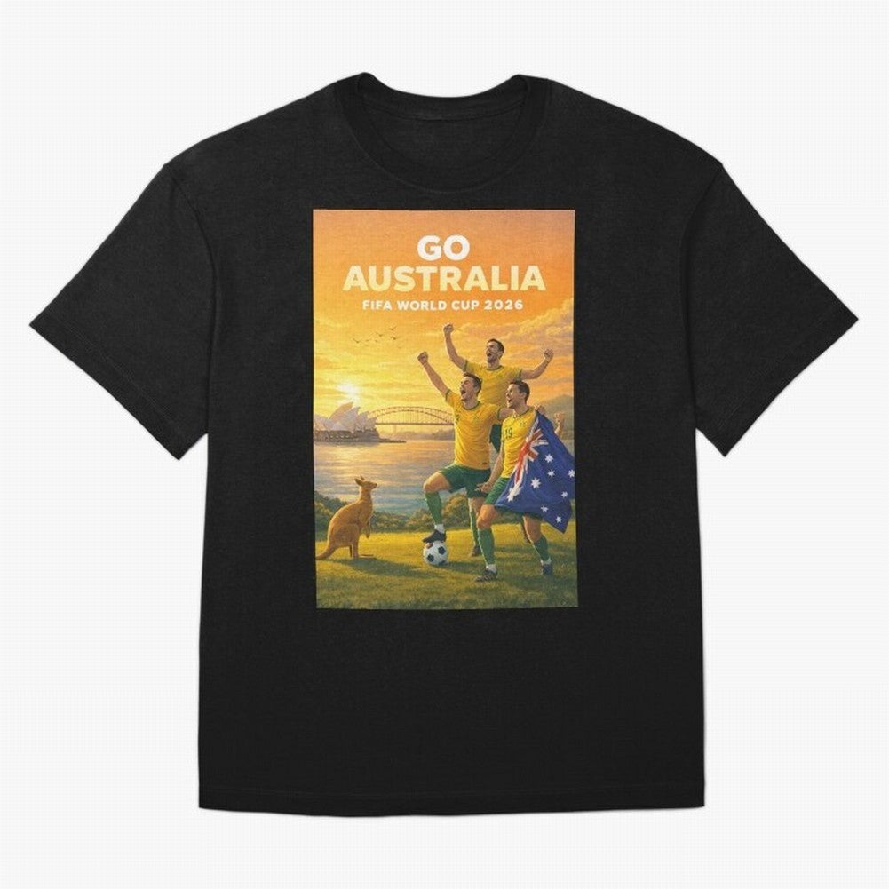 Australia Socceroos FIFA World Cup 2026 Sydney Football Australia Kangaroos Classic T-Shirt Bring Legendary Rivalry Energy to Match Day Hype around FIFA World Cup 2026 Group Stage, Messi and Cristiano Ronaldo, France and Portugal, Sports Nostalgia,